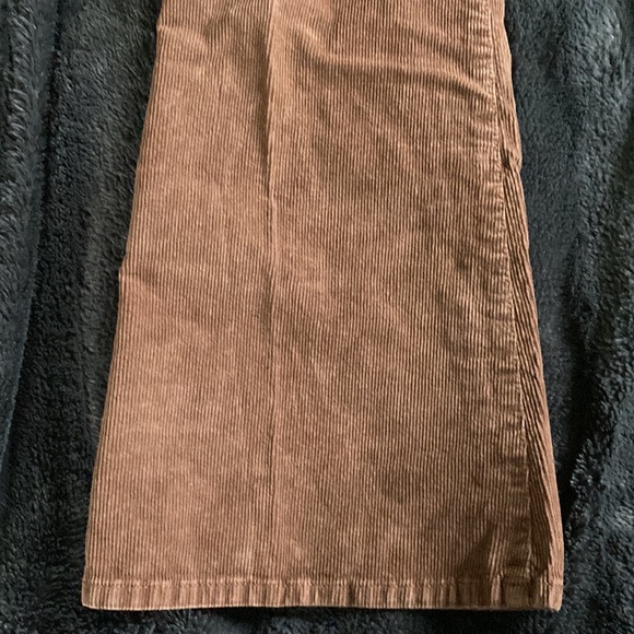 Brown corduroy retro flare pants - Picture 2 of 7